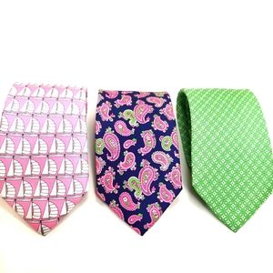🎁 SALE New Cape Cod Neckware Silk  Necktie S/3